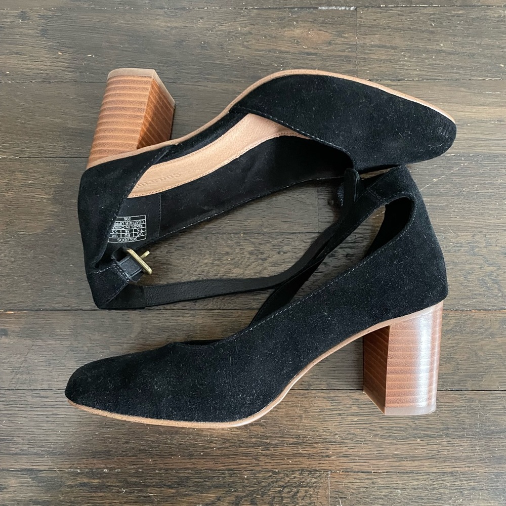 Black Soludos Gemma Heel size 7.5